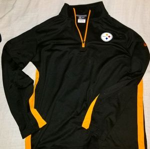 LIKE NEW Nike Pittsburgh Steelers golf quarter-zip